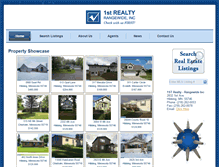 Tablet Screenshot of 1strealtyrangewide.com